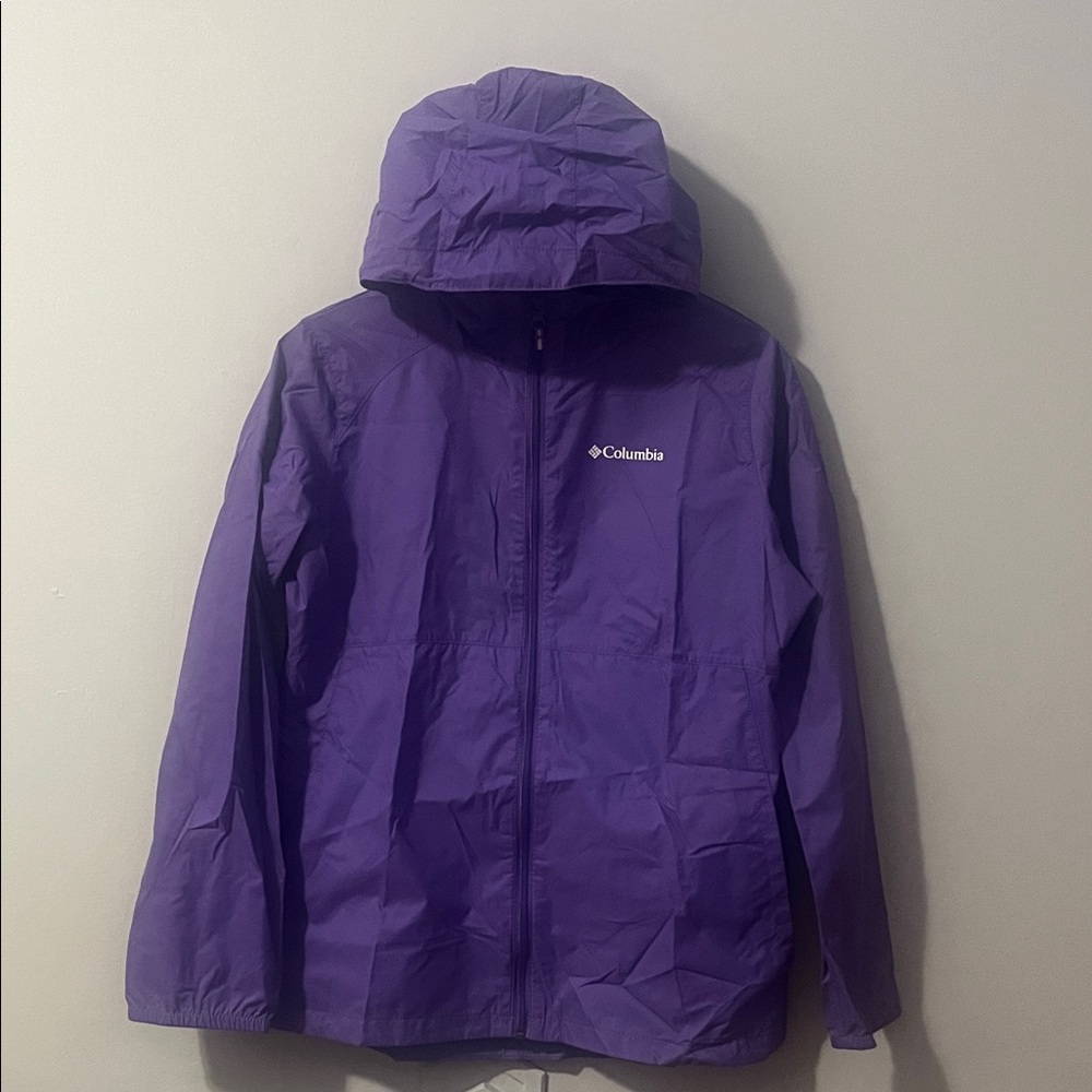 Columbia Purple Hooded Jacket Girls size 18/20